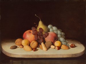 Stillleben mit Obst und Nüssen von Robert Seldon Duncanson
