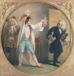 Akt IV, Szene I von Love for Love von William Congreve, Gemälde von Robert Smirke, Vereinigtes Königreich