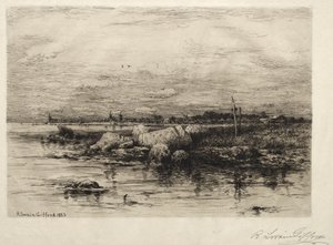 Mündung des Apponaganasett-Flusses, 1883