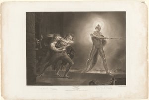 Hamlet, Horatio, Marcellus und der Geist