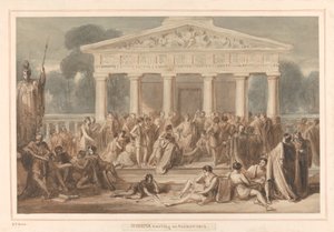 Hypatia lehrt in Alexandria von Robert Trewick Bone