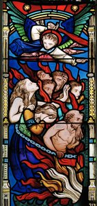 Das Jüngste Gericht (Detail, Die Verdammten)