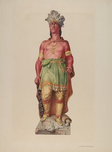 Indianer im Zigarrenladen von Robert W.R. Taylor