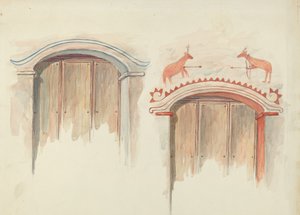 Restaurierungszeichnung von Robert W.R. Taylor