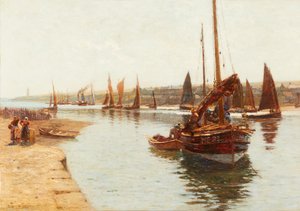 Ankunft vom Heringsfang, Montrose von Robert Weir Allan