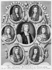 Die Obersten Richter von England, 1695 von Robert White