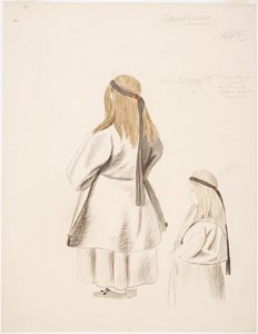 Bäuerin und Mädchen aus Joutseno