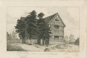 Madeley - Altes Haus: Radierung, nd [1804-1875]