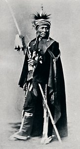 Ein Algonquin-Krieger, 1912 von Robert Wilson Shufeldt