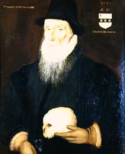 Sir Edward Grimston (1529-1610) als alter Mann