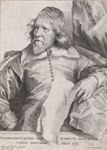 Celeberrimus Vir Inigo Jones Præfectus Architecturæ Magnæ Britanniæ Regis Etc. von Robert van Voerst