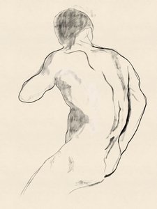 Kraftvolle männliche Figurenstudie von Roberto Moro