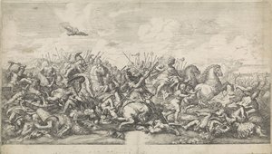 Kampf zwischen Alexander dem Großen und Darius III