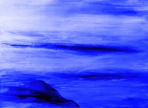 Tiefe blaue Abstraktion