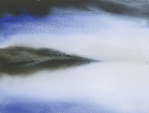 Neblige Blaue Reflexionen