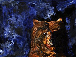 Mächtiger Grizzlyblick von RodMacIver