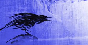 Stürmischer blauer Rabe von RodMacIver