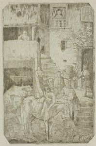 Der barmherzige Samariter von Rodolphe Bresdin