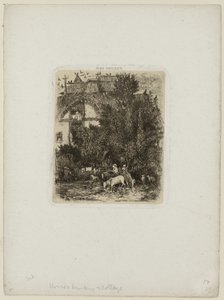 Das Haus mit der gebogenen Fassade, aus Revue Fantaisiste