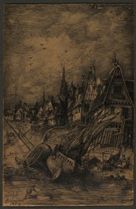 Angespülte Schiffe