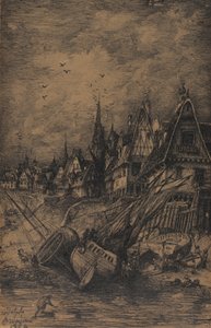 Angespülte Schiffe, 1864