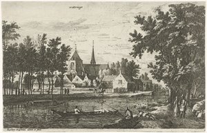 Ansicht von Wateringen von Roelant Roghman