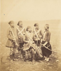 Ismail Pascha & Begleiter von Roger Fenton