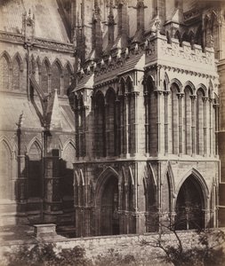 Lincoln Cathedral: Die Galiläa-Vorhalle, ca. 1857