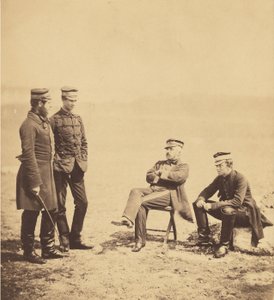Generalleutnant Barnard und Stab von Roger Fenton