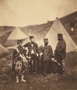Offiziere der 42. Highlanders