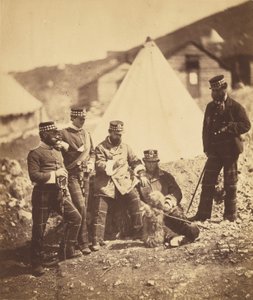 Offiziere der 71. Highlander von Roger Fenton
