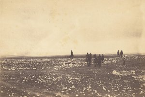 Offiziere auf der Ausschau am Cathcarts Hill von Roger Fenton