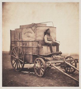 Der Fotografenwagen mit Marcus Sparling auf der Krim von Roger Fenton