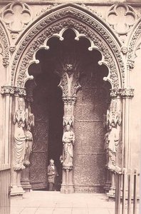 Die Westveranda, Litchfield Kathedrale, ca. 1858
