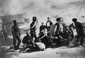 Die Küche des 8. Husarenregiments, Krimkrieg, 1855