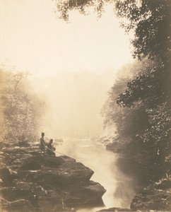 Wharfe und Pool, unterhalb des Strid