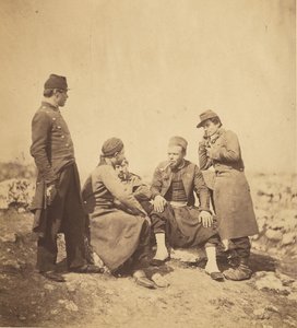 Zuaven und Soldaten der Linie von Roger Fenton