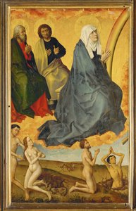 Altar des Jüngsten Gerichts: Heilige Maria und Heilige von Rogier van der Weyden