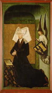 Rückseiten der Tafeln des Altars des Jüngsten Gerichts