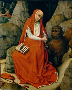 Heiliger Hieronymus in der Wüste