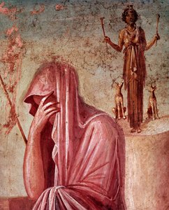 Agamemnon im Opfer der Iphigenie (Fresko)