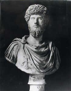 Büste des Kaisers Lucius Verus (138-169 n. Chr.) von Roman