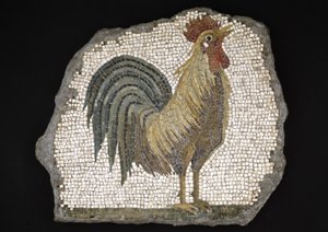 Hahn (Mosaik) von Roman