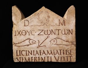 Grabstele der Licinia Amias von Roman
