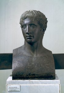 Kopf des Doryphoros, nach Polykleitos (Bronze)