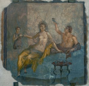 Jüngling und Hetäre. Aus Herculaneum