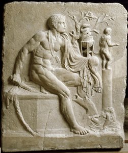 Orestes konsultiert das Orakel des Apollo in Delphi von Roman