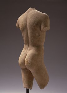 Rückansicht eines nackten Jünglings von Roman