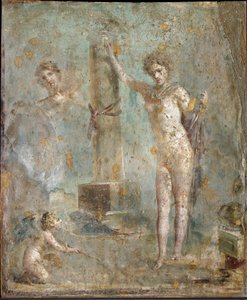 Römische Kunst: „Narziss“ (Fresko aus Pompeji) von Roman
