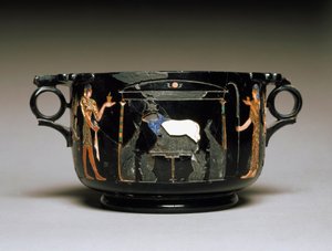 Römische Kunst: Schale mit ägyptischen Motiven. 1. Jahrhundert n. Chr. aus Castellammare di Stabia von Roman